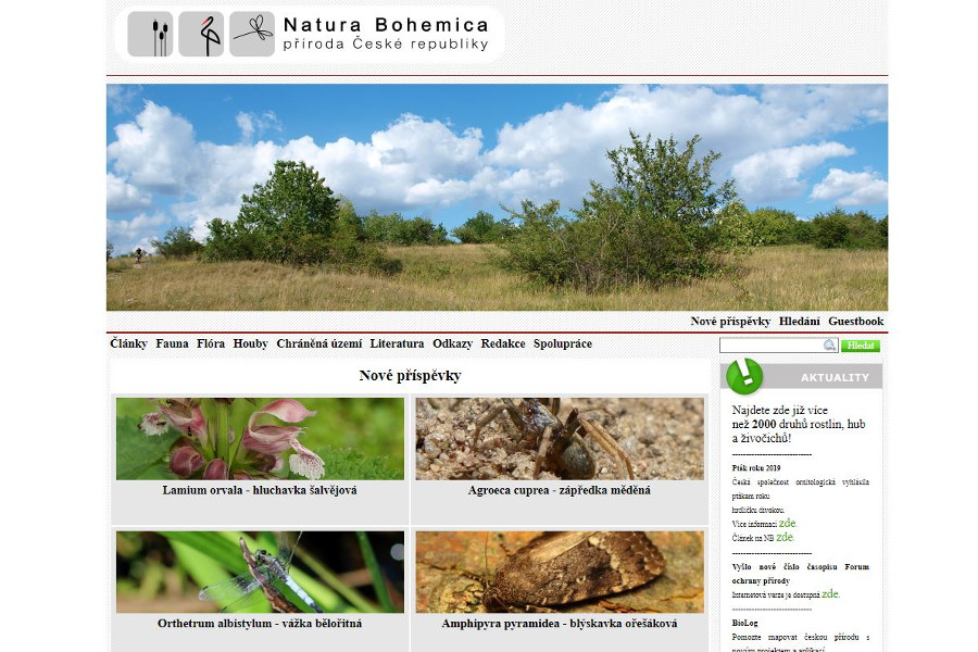 Studenti založili webovou encyklopedii české přírody